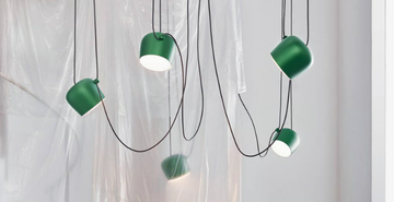 FLOS - AIM SMALL IVY GREEN ANODIZED - LED pendant lamp by In Stock - view 3